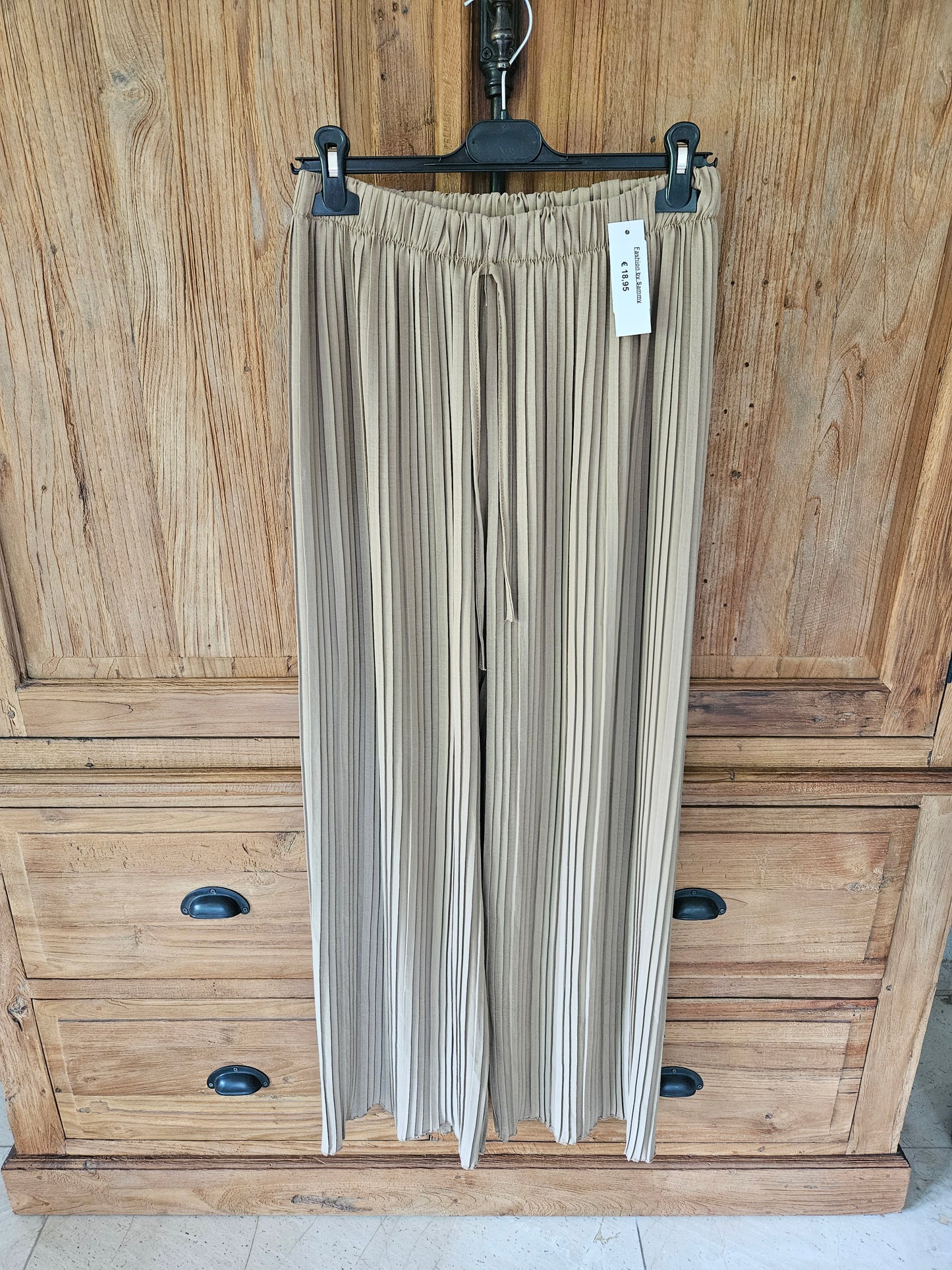 Plissé broek