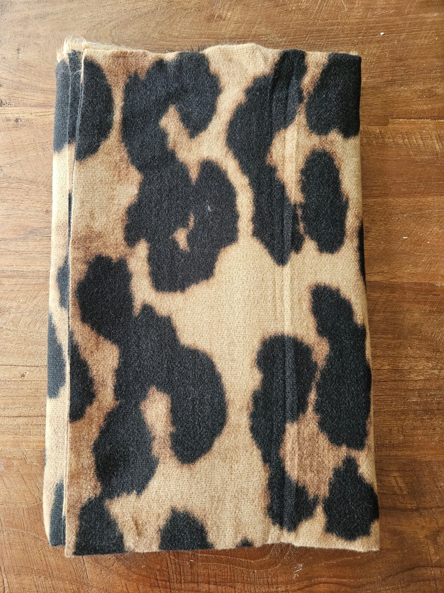leopard sjaal bruin