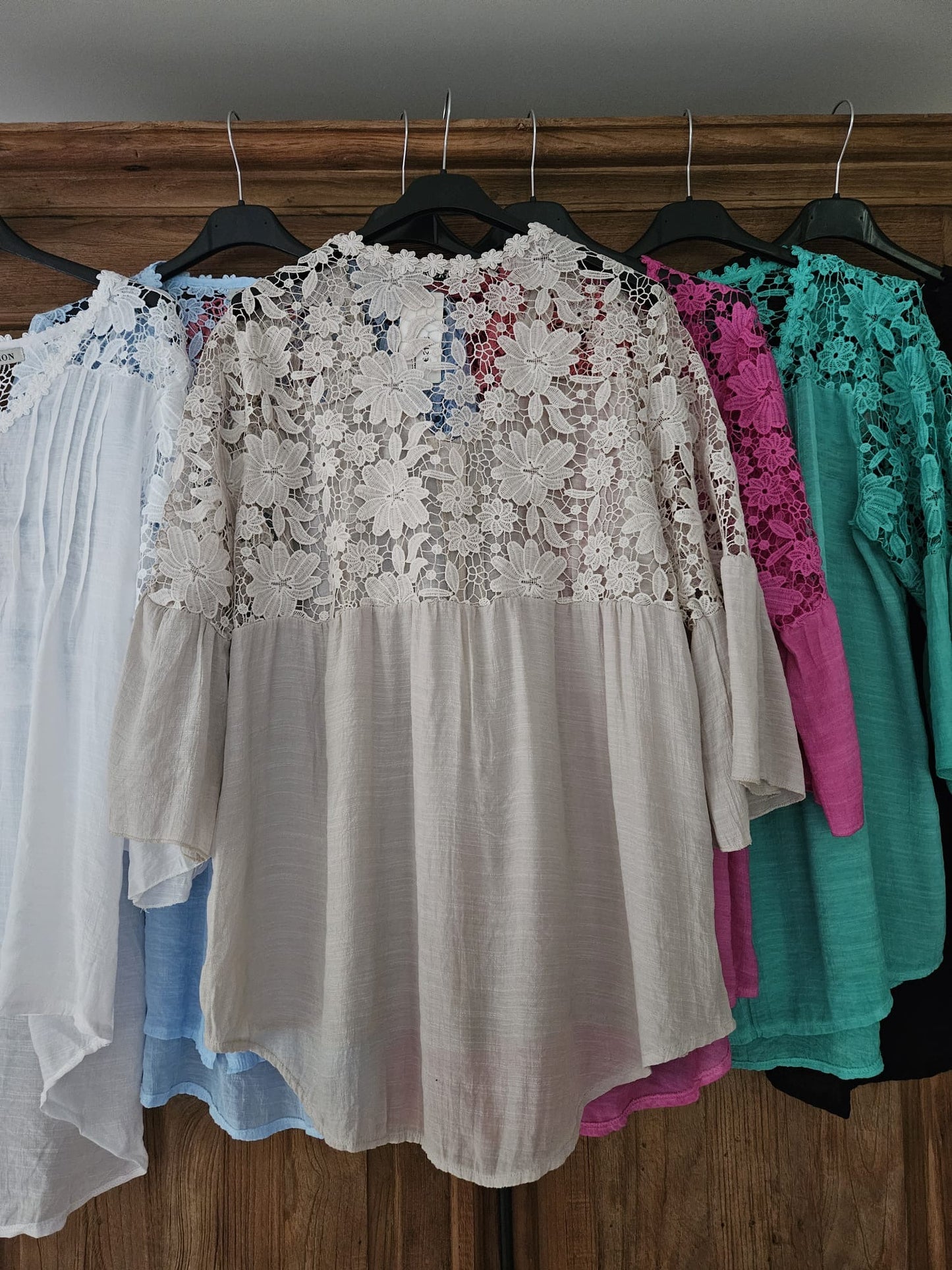 Flower lace blouse