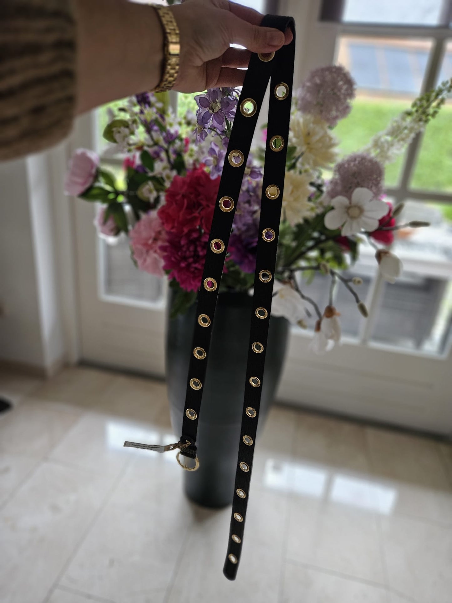 Leren riem (135 cm)