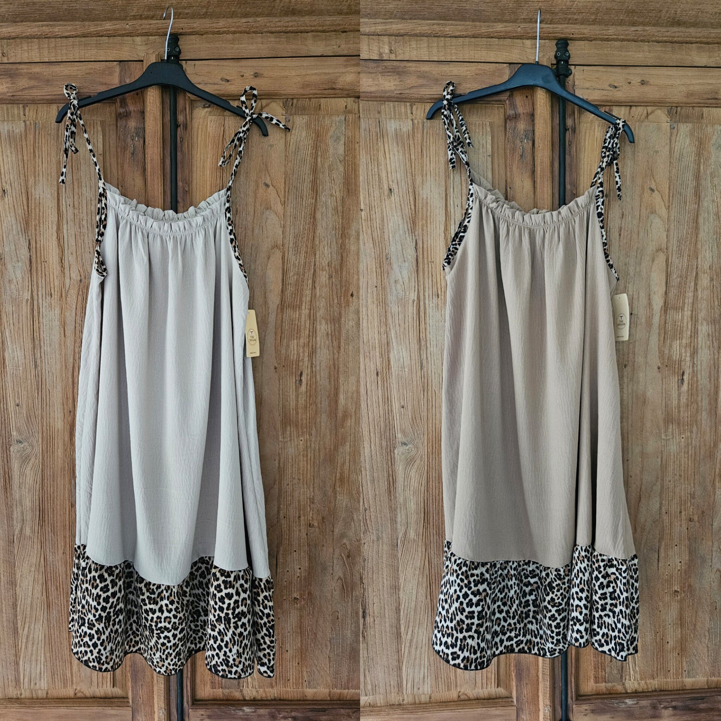 Mini leopard dress
