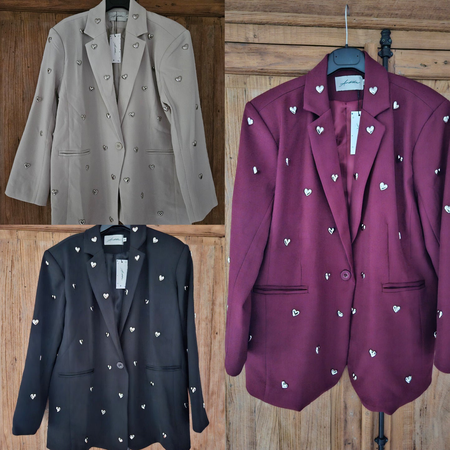 Ambika heart blazer MAAT M/L