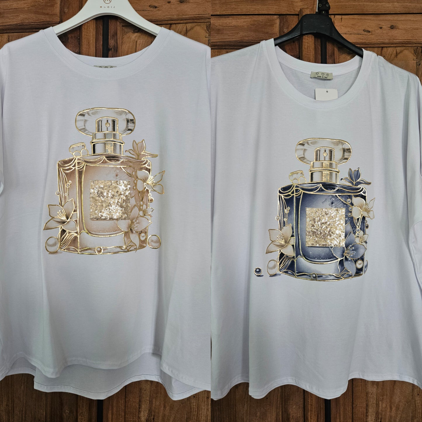 T-shirt parfumfles PLUSSIZE
