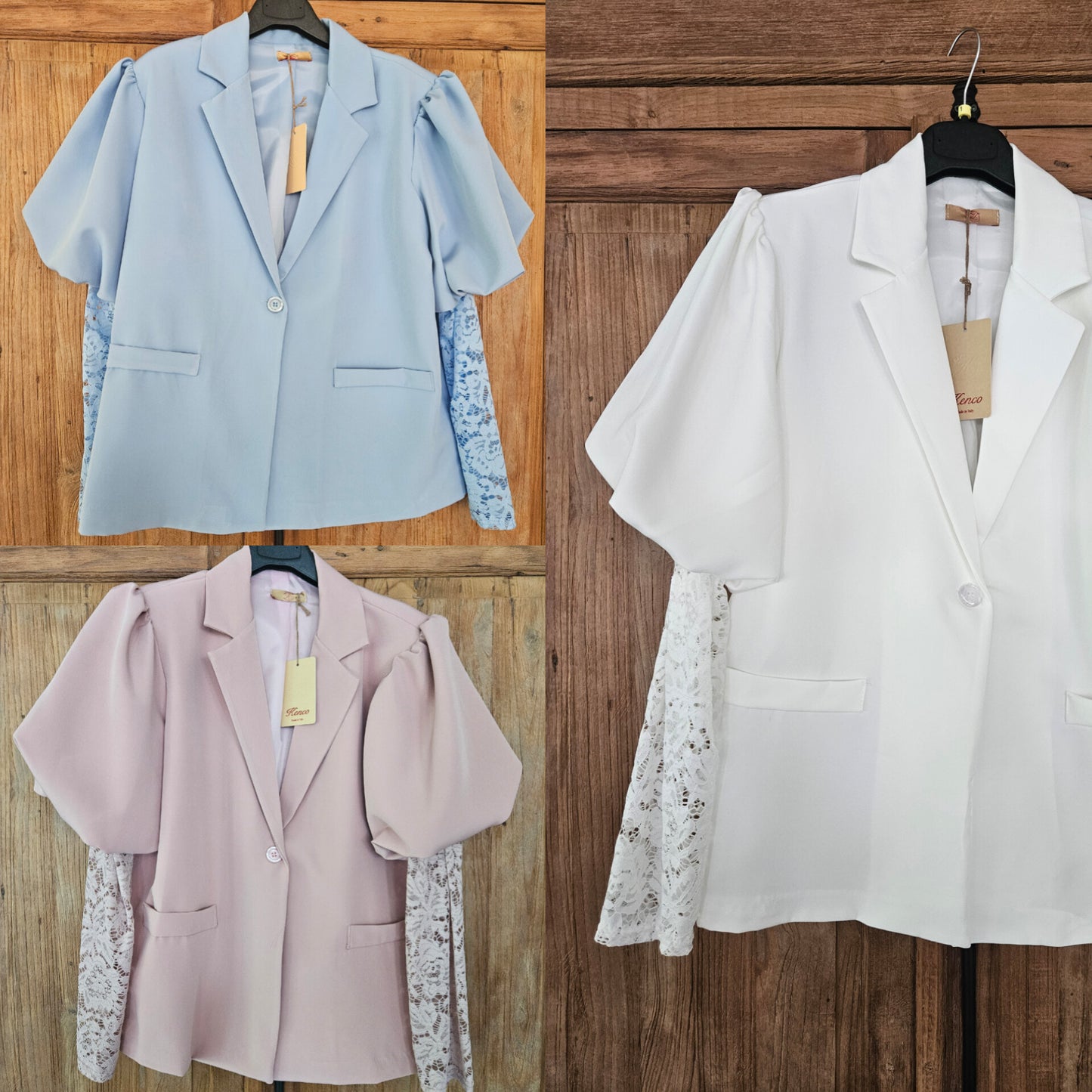 Blazer lace mouw