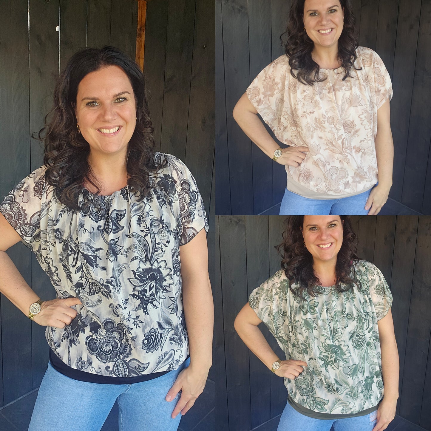 Romantic blouse losvallend