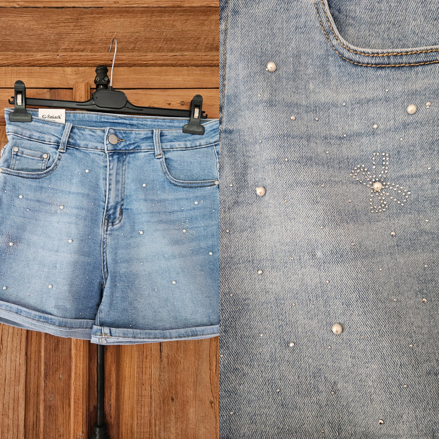 Gmaxx short parel strass