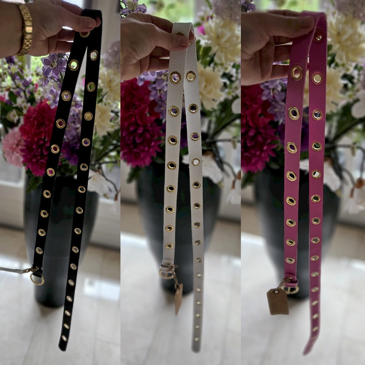 Leren riem (135 cm)