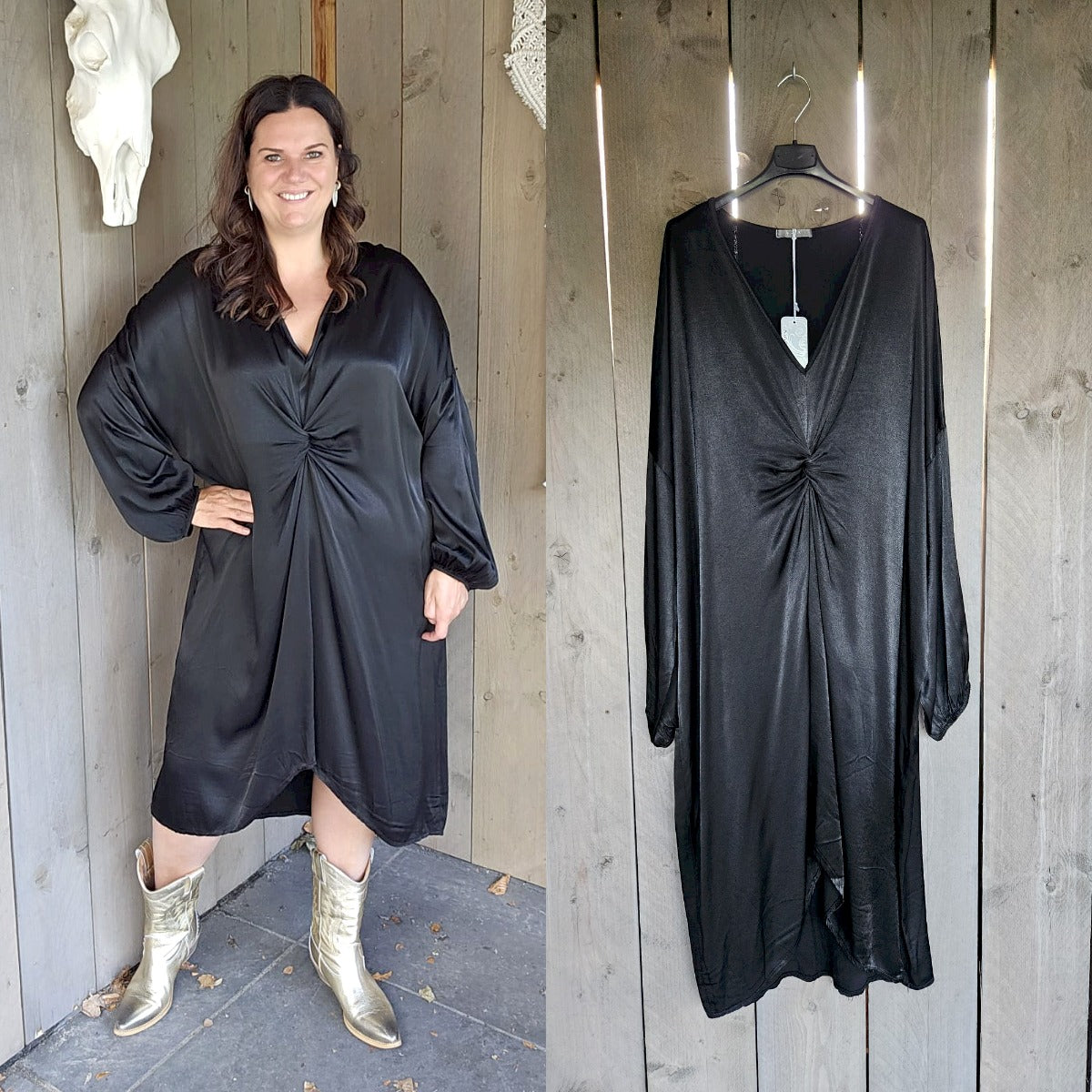 Shine knotted dress