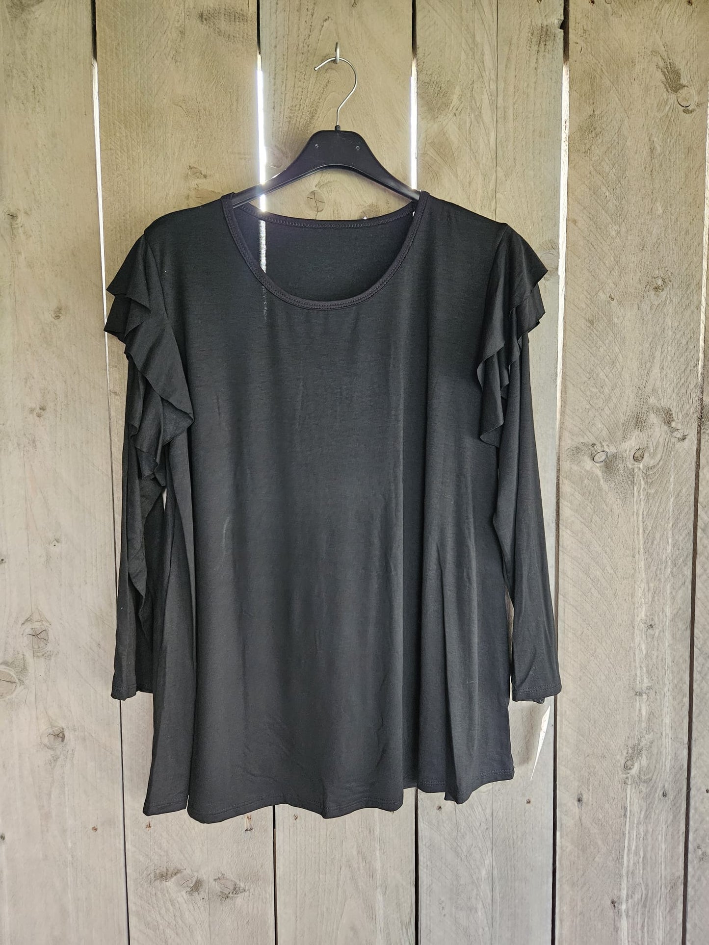 Volant T-shirt (lange mouw)