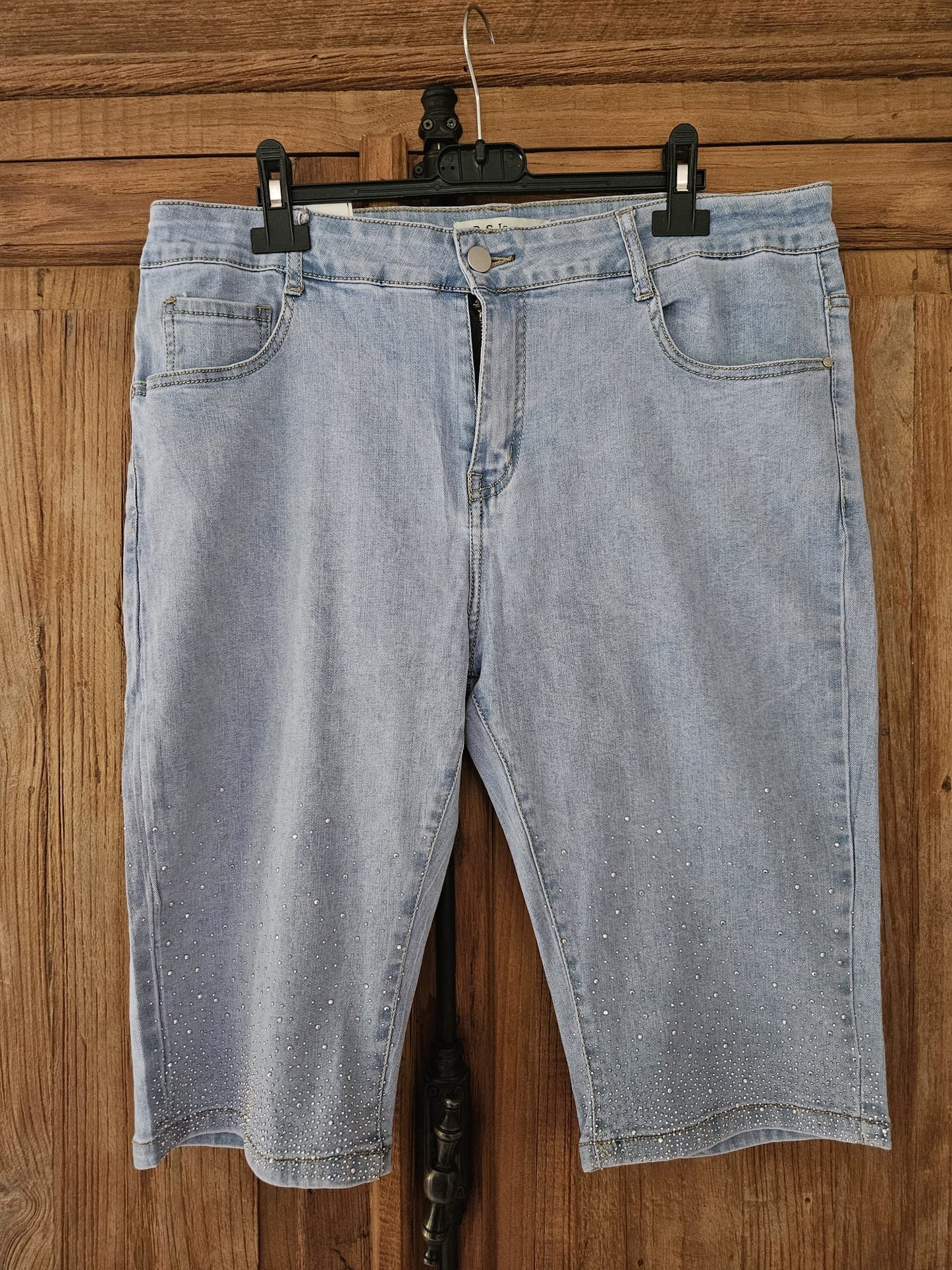 Denim kniebroek