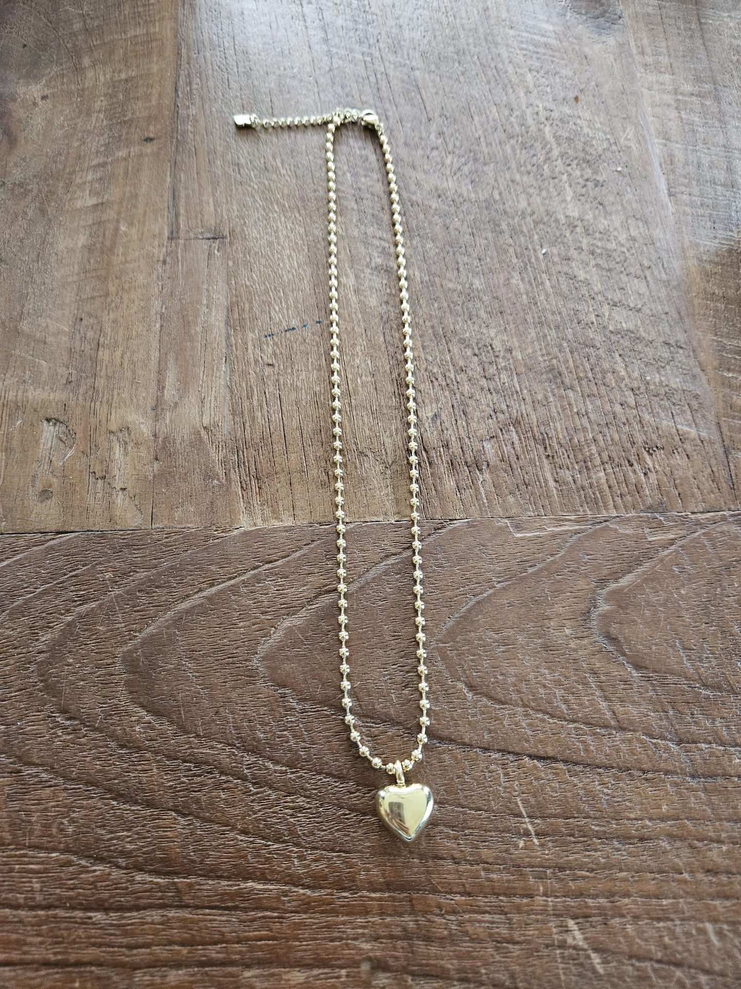 Ketting goud hart
