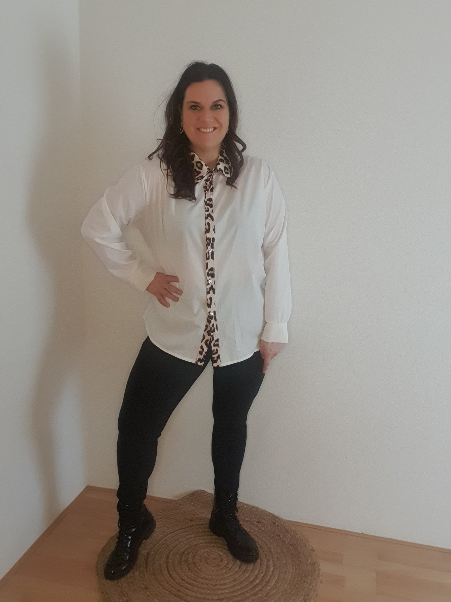 Basic blouse leopard