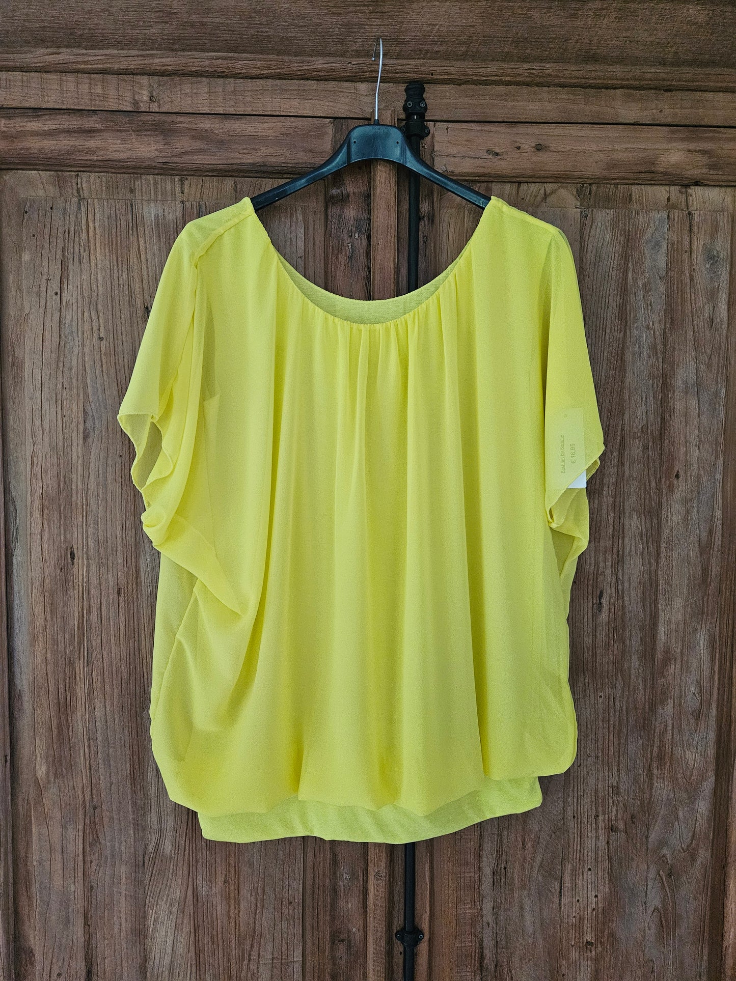 Basic blouse losvallend plus