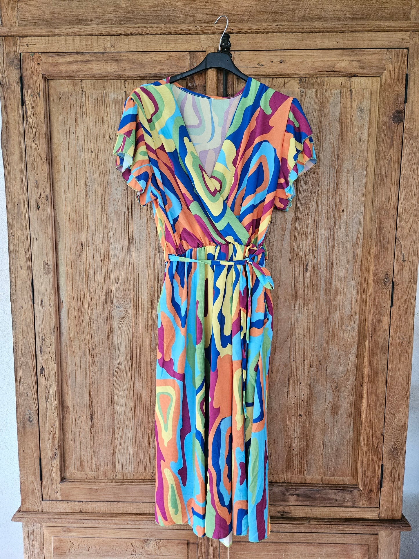 Multicolour jurk