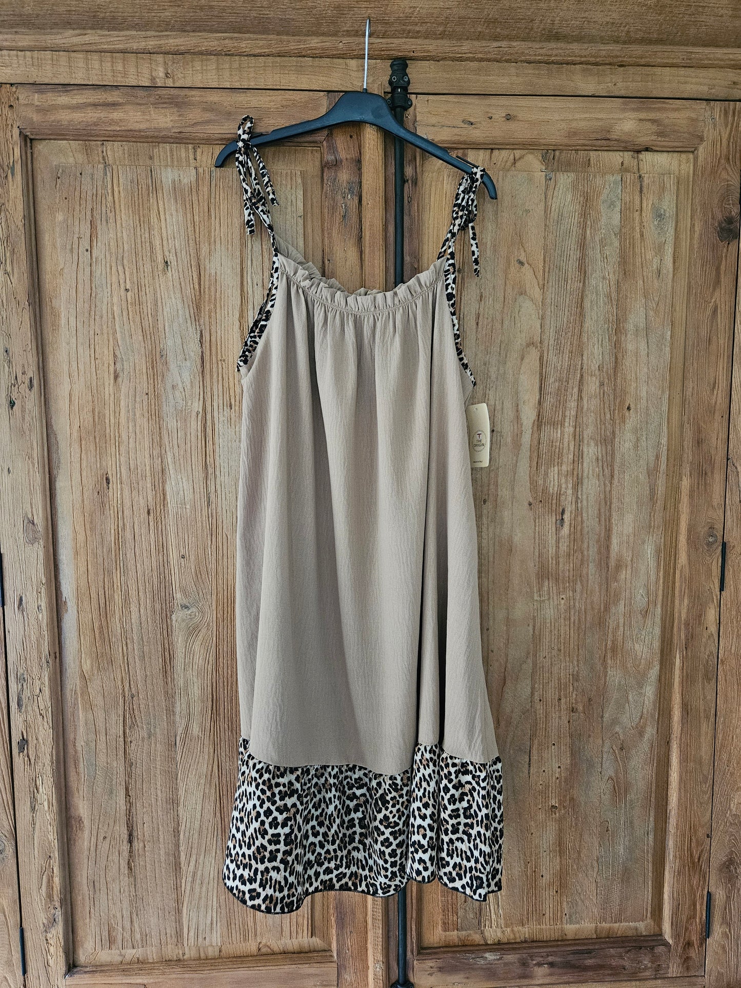 Mini leopard dress
