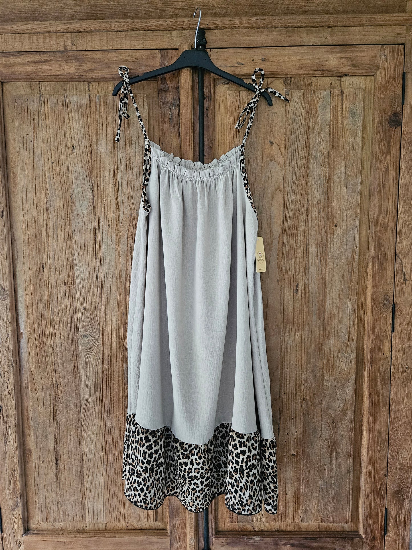 Mini leopard dress