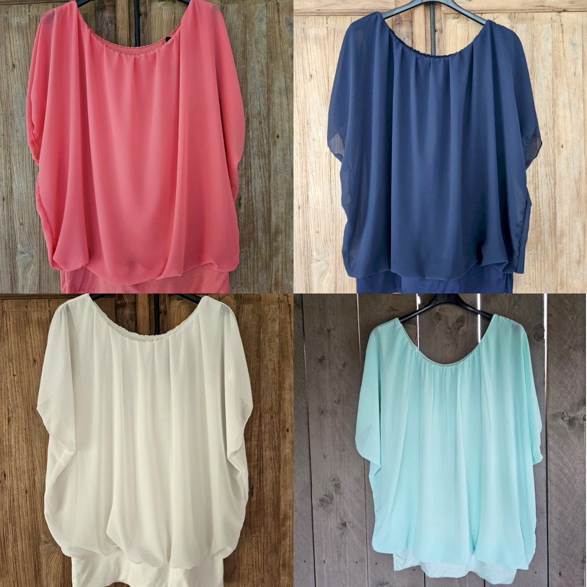 Basic blouse losvallend