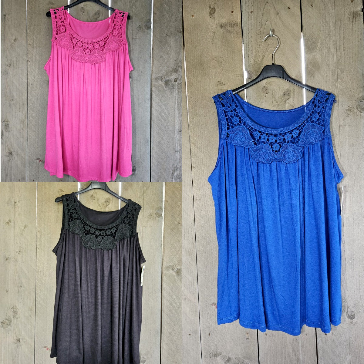 Basic lace top rose