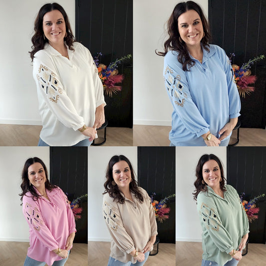 Blouse borduur