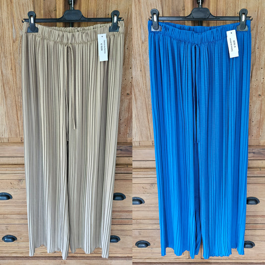Plissé broek