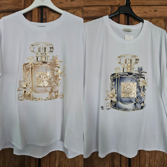 T-shirt parfumfles PLUSSIZE