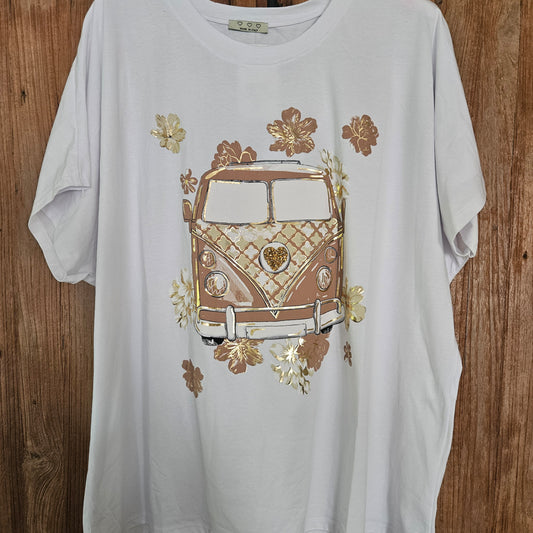 T-shirt bus PLUSSIZE