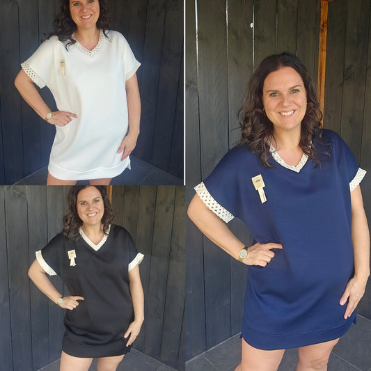 Jogging jurk sportief straight