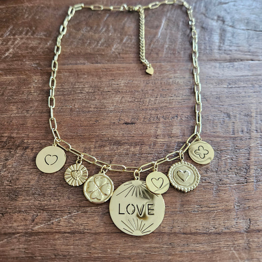 ketting love coin