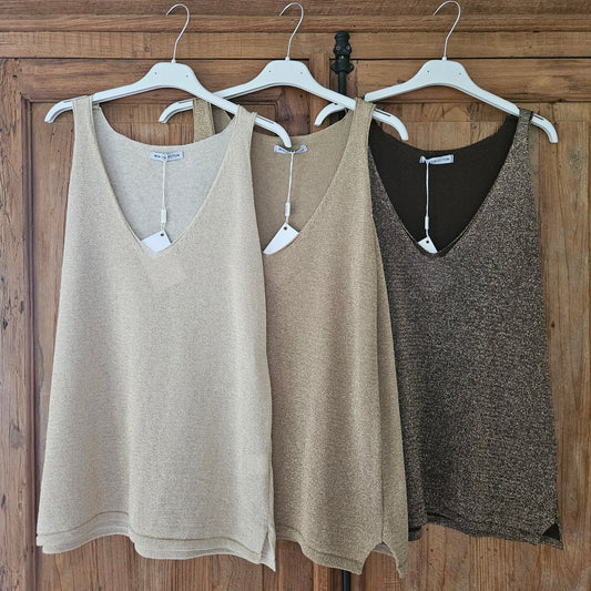 Glitter topje (klein tm maat 42)