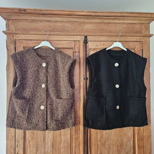 Gilet knoop goud