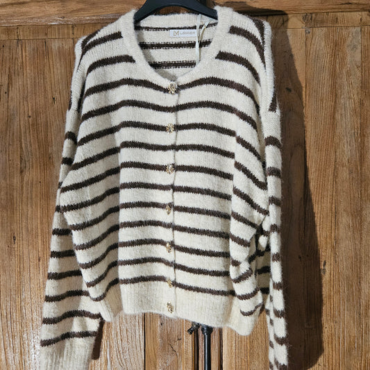 Vest super soft striped