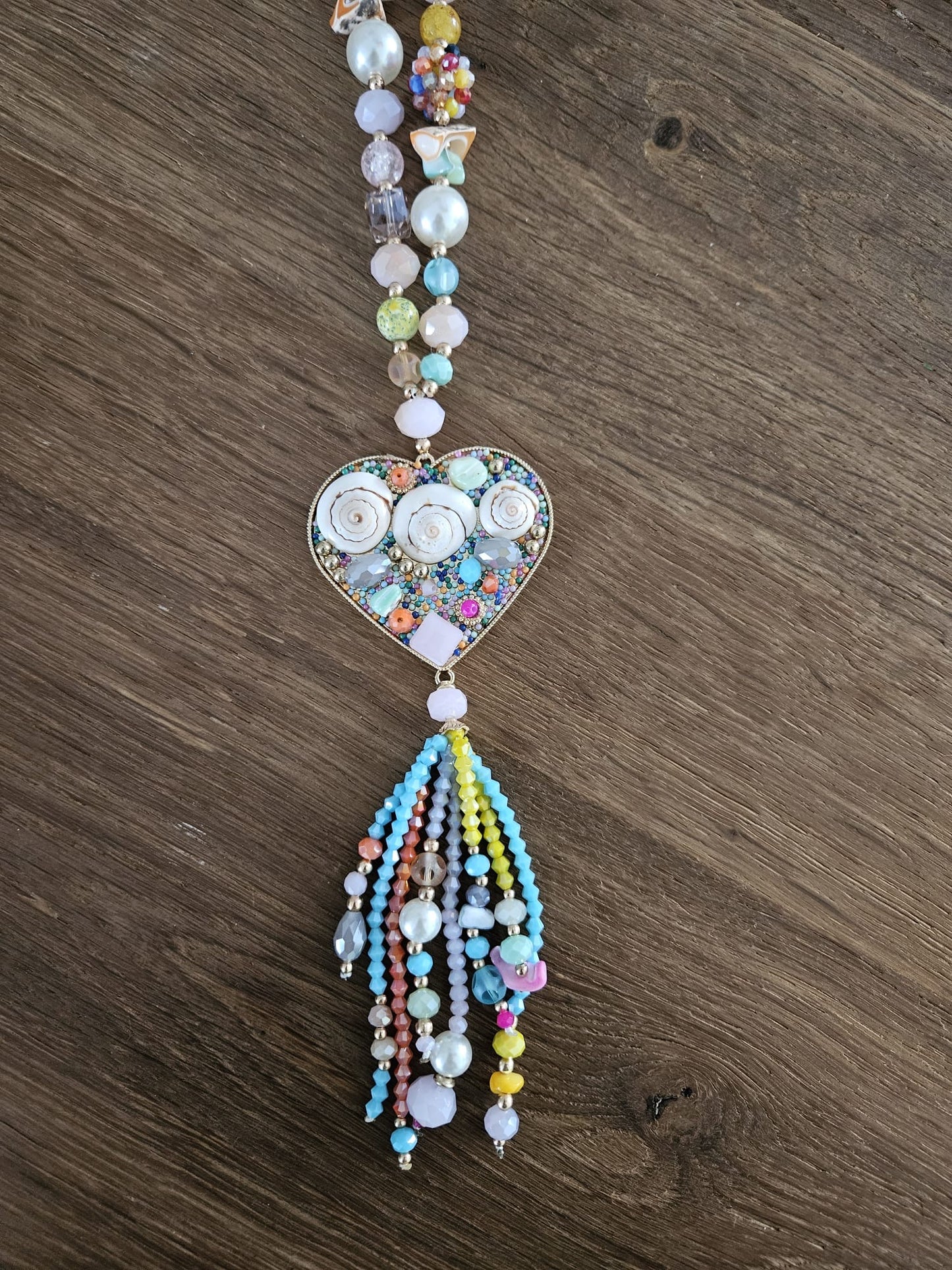 Ketting heart multicolour
