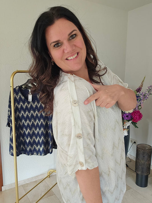Blouse touch of gold
