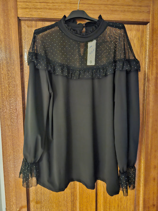 Shiny travel blouse