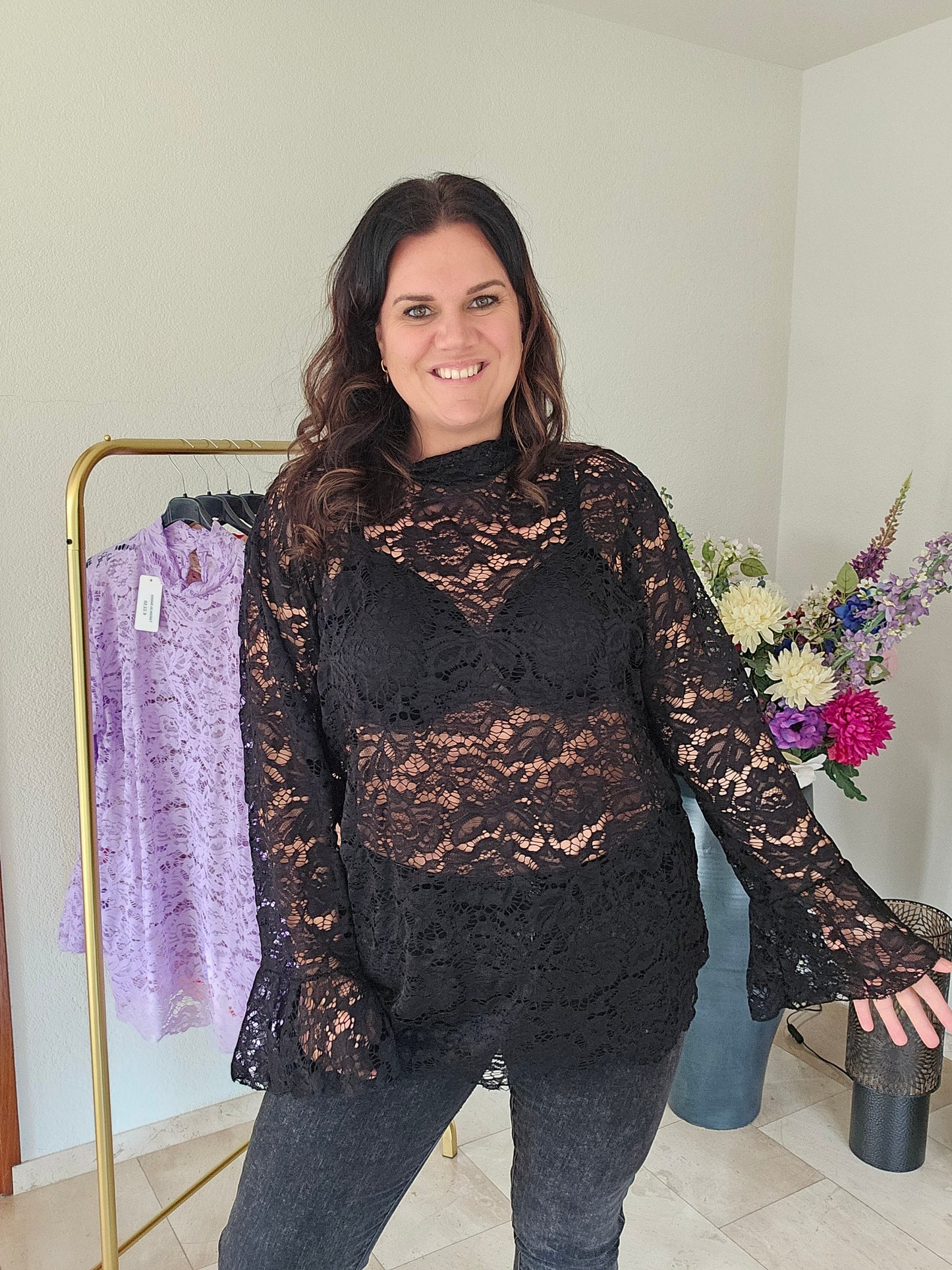 Blouse Kant plussize