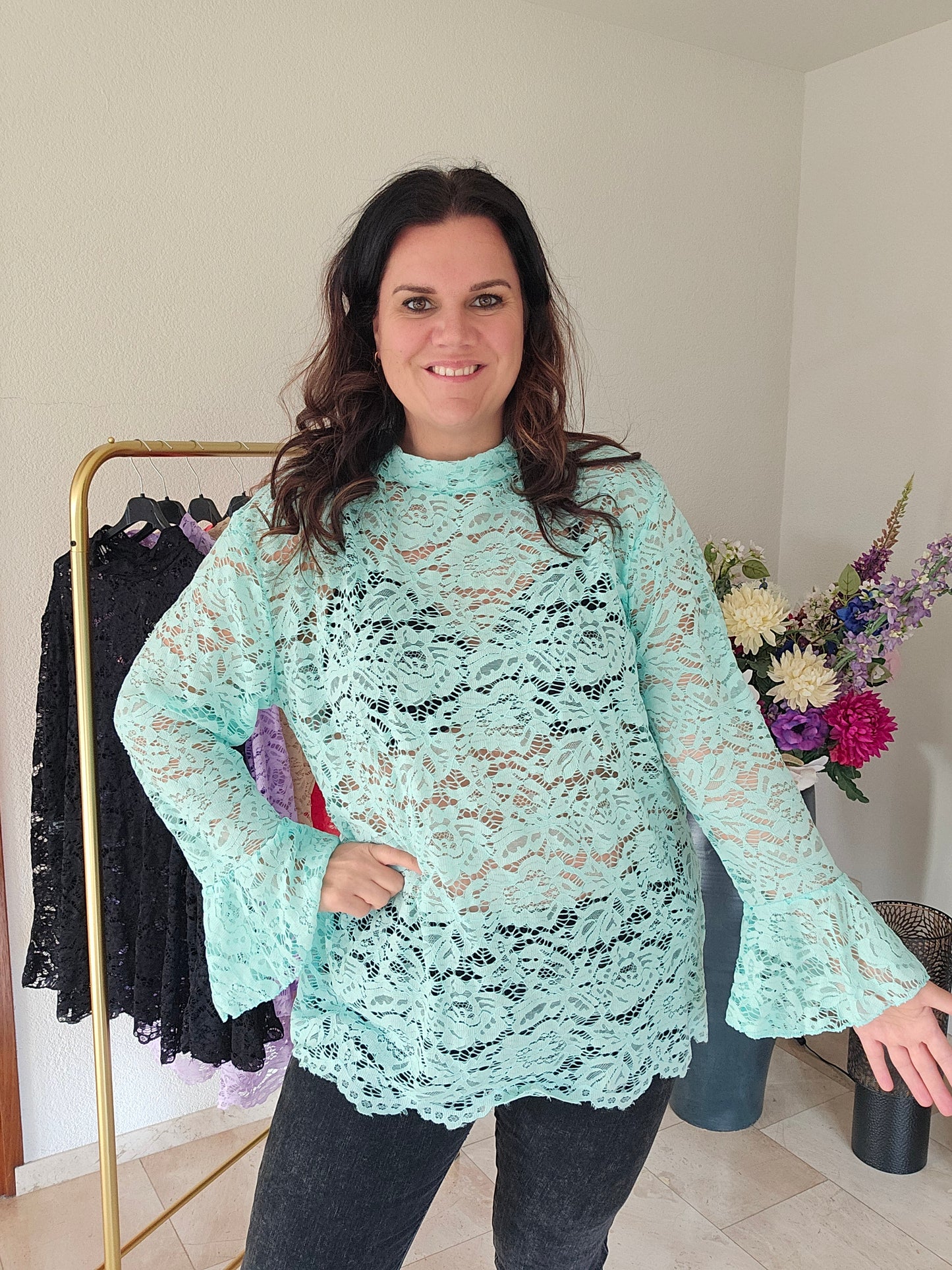 Blouse Kant plussize