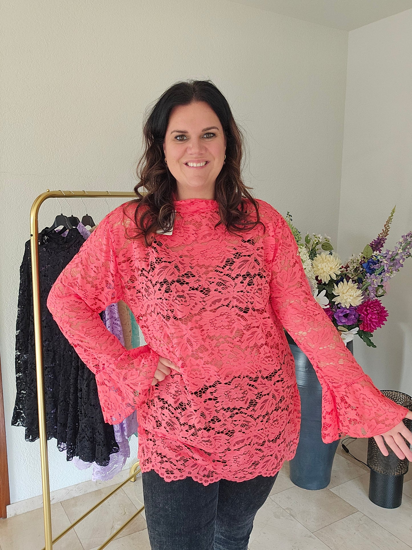 Blouse Kant plussize