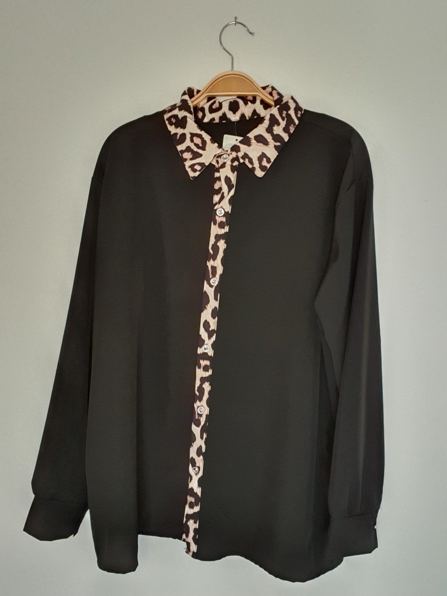 Basic blouse leopard