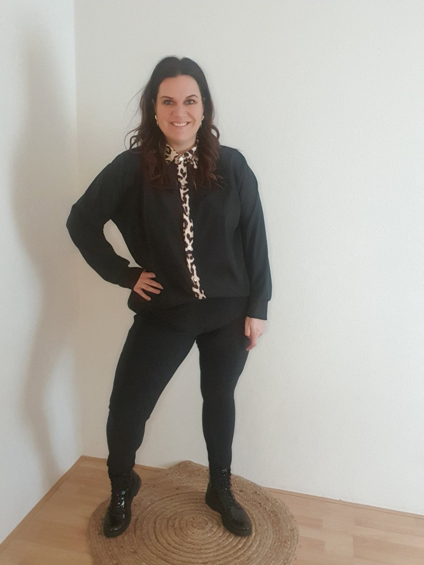 Basic blouse leopard